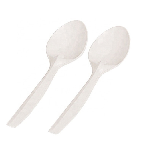 New product disposable healthy 7 inch ice cream corn plastic spoon