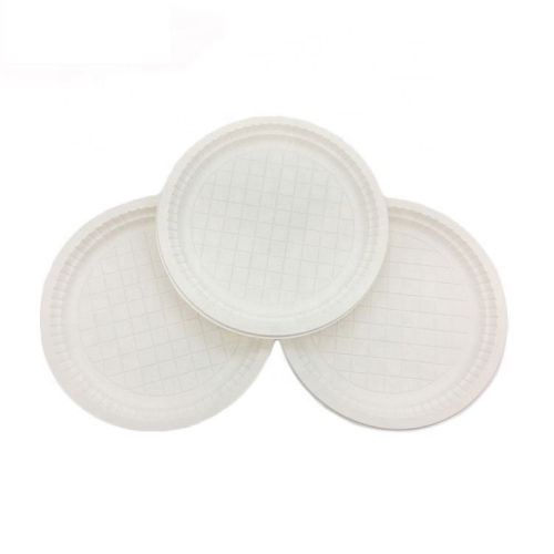 6 Inch wholesale disposable eco friendly christmas corn starch plates