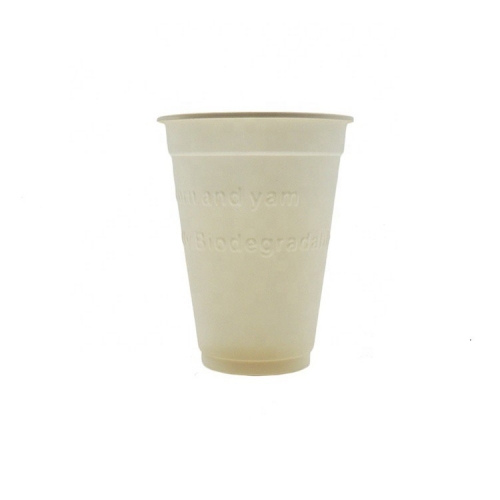 Compostable biodegradable food safety corn starch coffee cup biodegradable disposable paper with lid