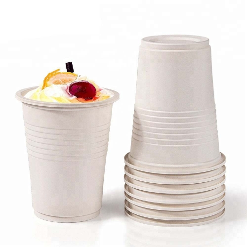 130ML Eco Portable Disposable Compostable Biodegradable Cornstarch Cup