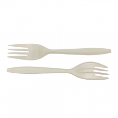 Eco-friendly biodegradable 6 inch disposable corn starch fork