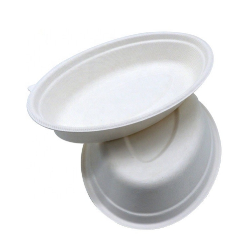 Good quality sugarcane bagasse food grade disposable soup salad rice bowl