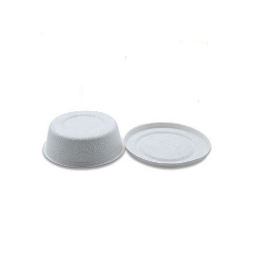 High Quality Eco Bagasse Biodegradable Bowl With Sugarcane Lids