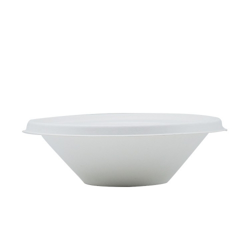 Hot sale Eco friendly 32 oz disposable food round sugarcane salad bowl