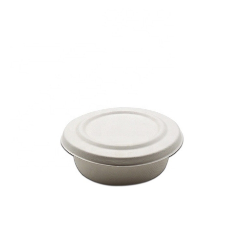 Disposable Bowl Biodegradable Sugarcane Bagasse Bowls With Lid