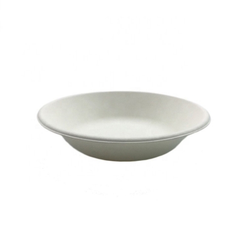 Disposable Biodegradable Round Sugarcane Bagasse Bowl For Noodles