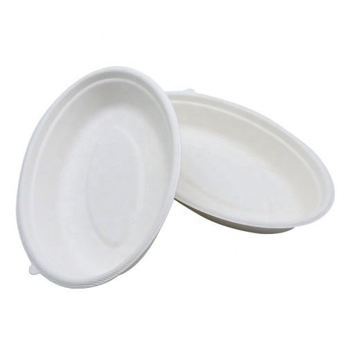 Bagasse Bowl Sugarcane Compostable Biodegradable Disposable Oval Bowls