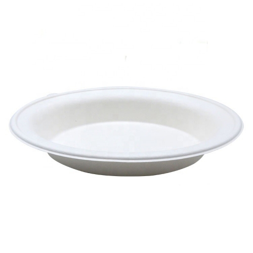 32oz Disposable Biodegradable Bagasse Oval Soup Bowl Sugarcane Bowl