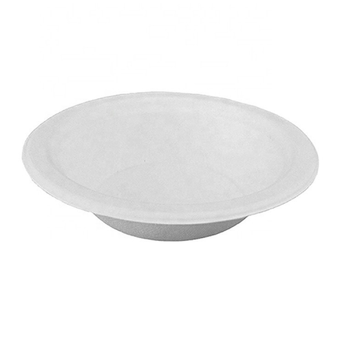 12OZ round bagasse biodegradable durable sugarcane bagasse soup Christmas bowl