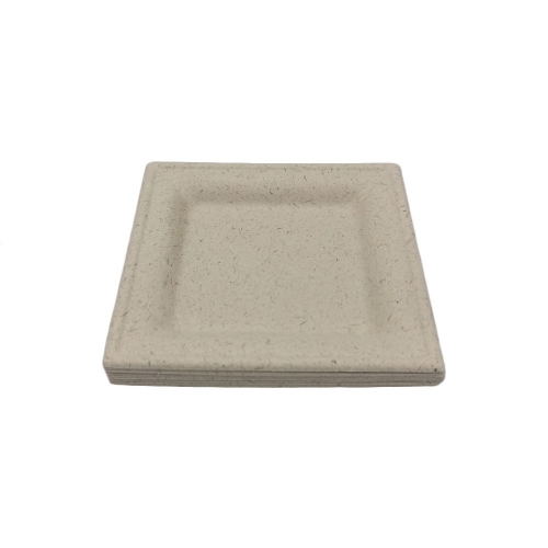 Factory Wholesale Eco-Friendly Disposable Sugarcane Bagasse Square plates