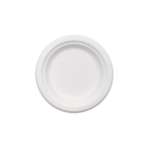 Factory wholesale biodegradable eco friendly round sugarcane plate