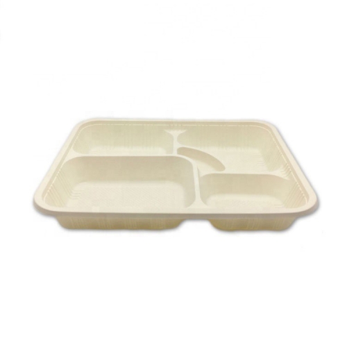 4/5 compartment Biodegradable Disposable compostal Tray for food