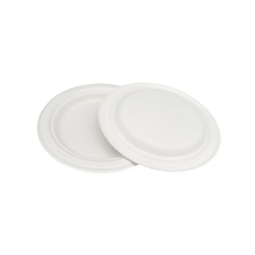 Compostable eco friendly 9 inch sugarcane bagasse plate