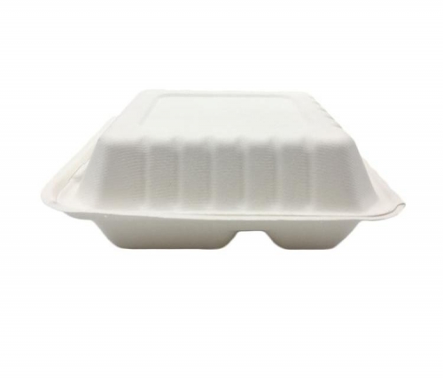 New disposable clamshell box biodegradable takeout compartment food containers