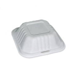 Wholesale price hamburger box biodegradable bagasse food packaging lunch box