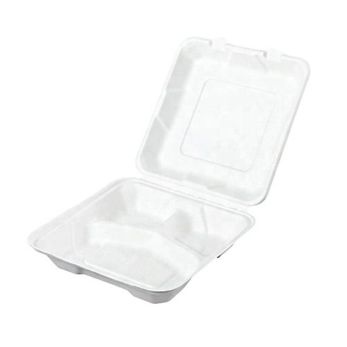 Free Sample Takeaway Sugarcane Biodegradable Food Container Box