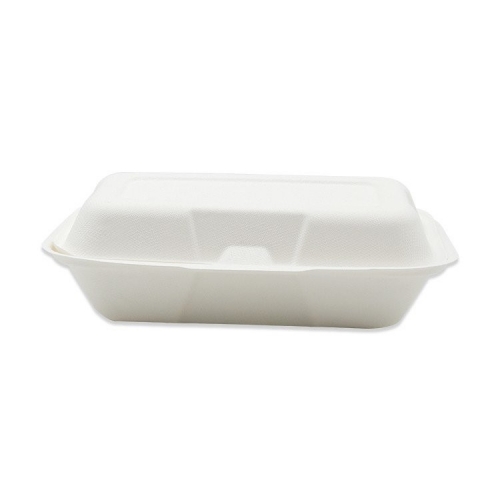 Eco friendly disposable biodegradable bagasse food container for restaurant