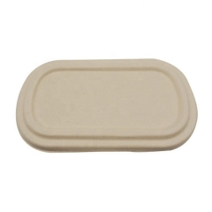 Eco Bagasse Clamshell Container Sugarcane Food Packaging with Lid