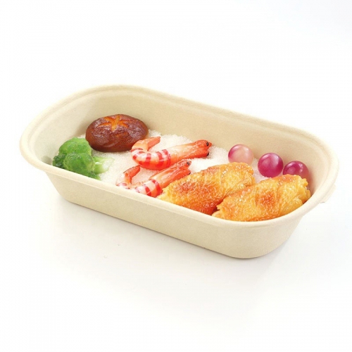 1000ml Disposable bagasse sugarcane biodegradable food container fast food box