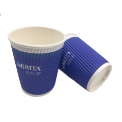 8oz ripple wall paper cup pe coated cup wholesale price