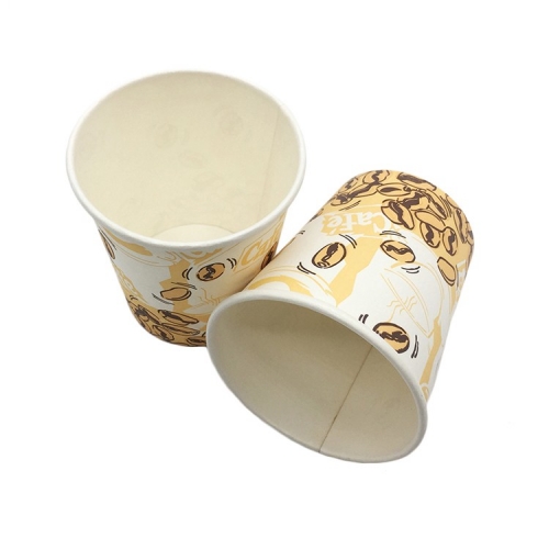 6.5oz Disposable Coffee Paper Cup Single Wall Style