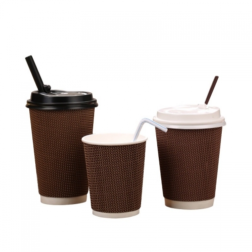 Ripple paper cup for coffee