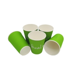 8oz&12oz&16oz disposable cone biodegradable foldable export paper cup