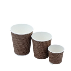 Disposable Kraft Paper Brown Coffee Cup