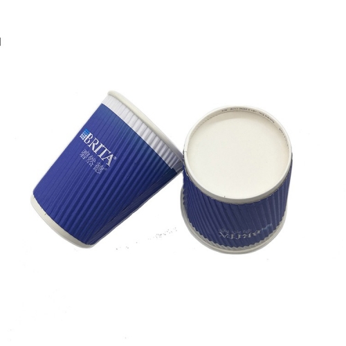 8oz ripple wall paper cup pe coated cup wholesale price