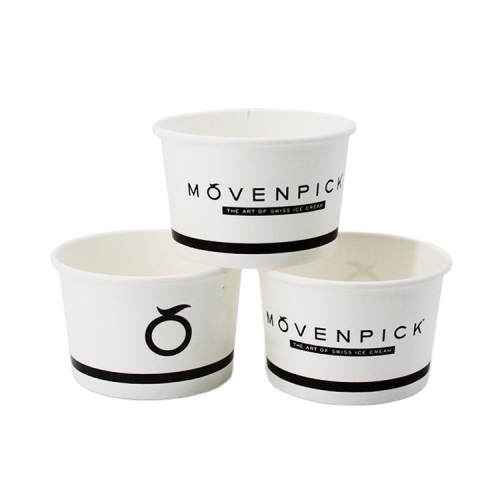 2021 New Supply Disposable Paper Ice Cream Cups with Your Personal Logo