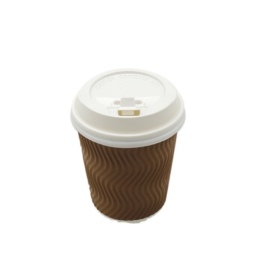 White/Black paper cup lid paper cup lid cover paper cup lid with button