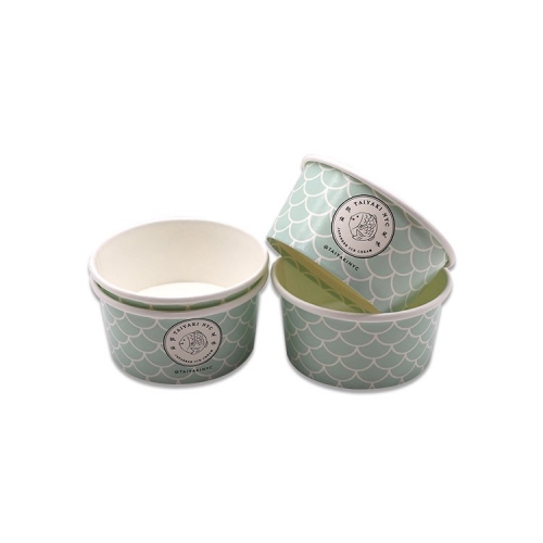 Disposable Custom Printed Ice Cream Packaging Container Paper Ice Cream cup