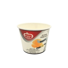 paper cup 100% Compostable Custom Printed Ice Cream Cup