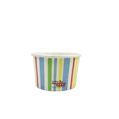 PLA Coating Compostable Ice Cream Cup with Lids available