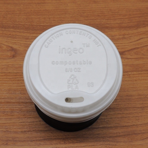 Eco-friendly Disposable CPLA Cup Cover Lid