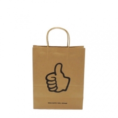 Wholesale Biodegradable Durable Kraft Paper Bag With Handle