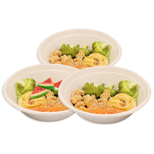 Sugarcane bagass soup bowl food box package bowl sugarcane disposable sugarcane bowl with lid