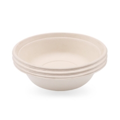 Sugarcane bagass soup bowl food box package bowl sugarcane disposable sugarcane bowl with lid