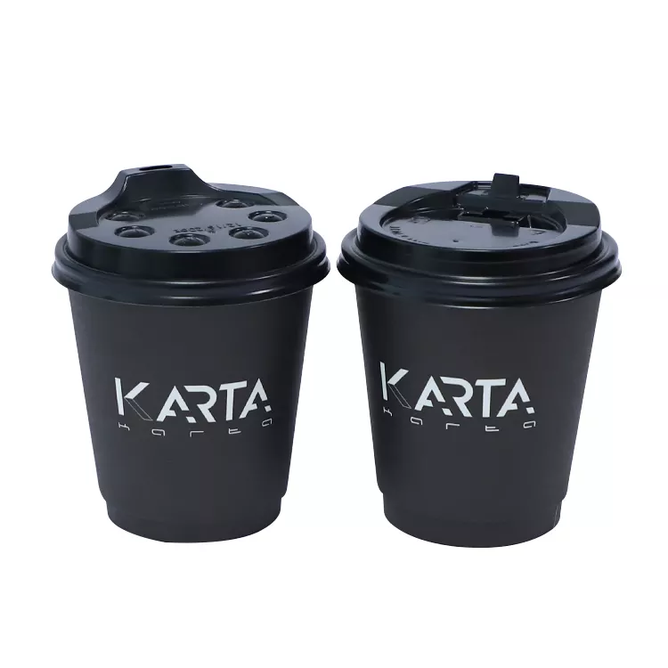 New arrival biodegradable takeaway 8 oz double wall disposable coffee paper cup