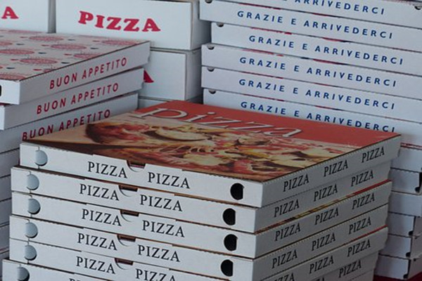 Recycling considerations for wholesale cardboard pizza boxes