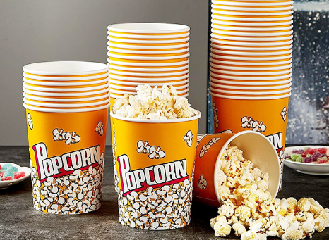 Disposable Popcorn Cups