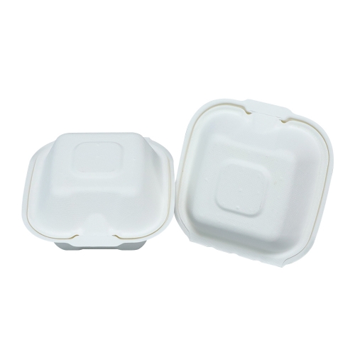 Disposable Sugarcane Food Container Hamburger Helper Box