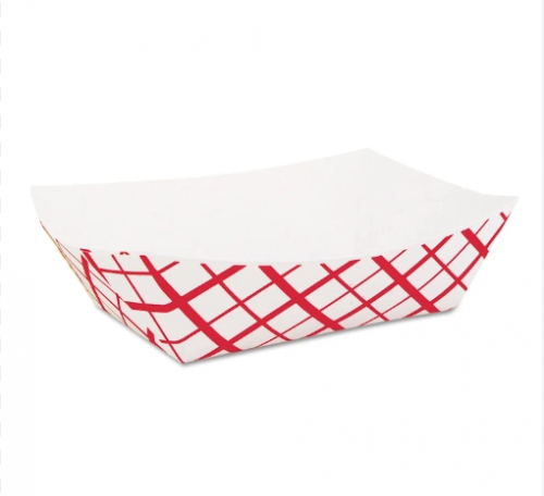 Custom Red and White Food Boats