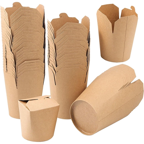 18oz Brown Kraft Paper Noodle Box