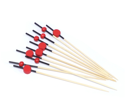 Custom Disposable Fruit Skewers Cheap Price Bamboo Cheese Picks Skewers (7cm/9cm/12cm/15cm)