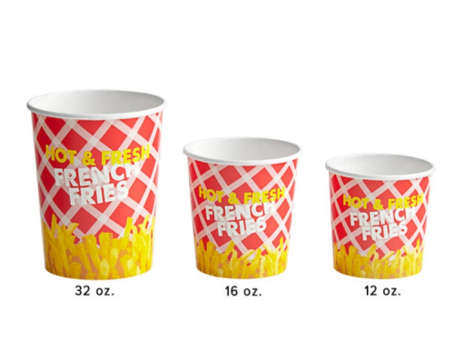 Custom 32 oz French Fries Cup Fries Box