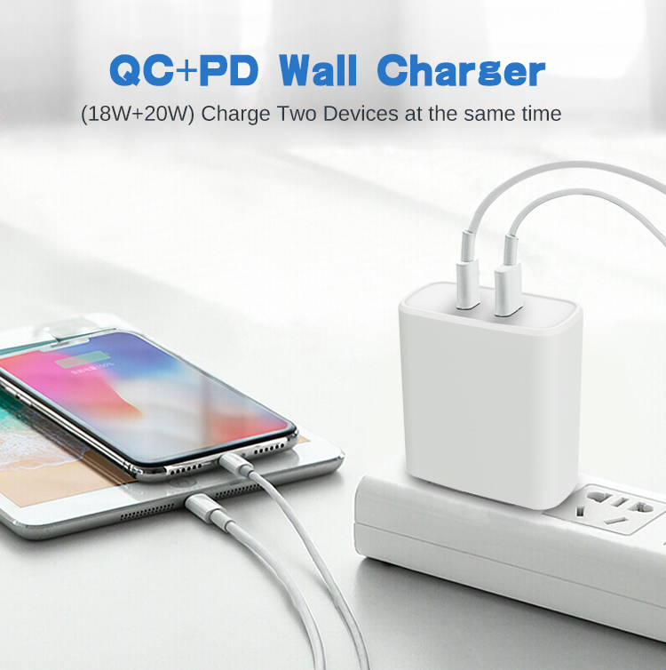 Phone Fast Charger 38w usb20w qc3.018w