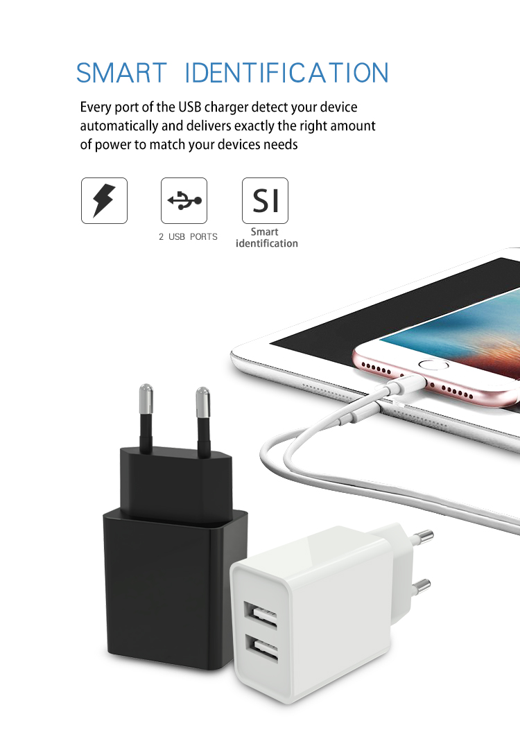 2 ports USB charger
