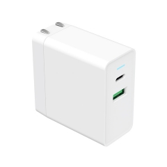 ZONSAN 48W 2-Port USB C + USB-A Fast Travel Wall Charger EU US KR UK Black White