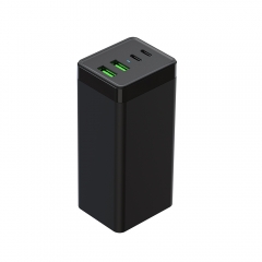 Zonsan Private tooling 100W GaN Fast Charger 100W PD 18W QC3.0 Quick Charge 2C2A 4 ports Mobile Phone charger Black US version